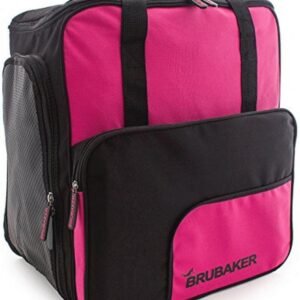 Ski boot bag en helm tas met aparte compartimenten - Roze/Zwart