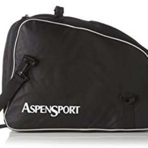 Ski boots and helmet bag backpack black 53L
