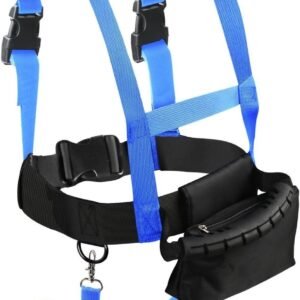 Ski en Snowboard Harnas - Kinderen - Trainer - Verwijderbare Riem - Tas - Snelheidsregeling - Jongens Meisjes Beginners - Blauw - Ski Harness - Ski Trainer - Geschikt voor Ski en Snowboard