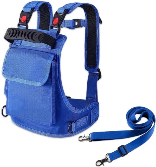Ski en Snowboard Strap voor Kinderen - Verstelbare Stoelriem en Eenvoudig Draaghandvat - Ski Tent met Rugzak - Skitouwtjes - Ideaal voor Beginners - Skileraar voor Kinderen - Winteruitrusting