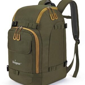 Ski- en Snowboardrugzak met Helmvak en Rugzakriemen - 55L