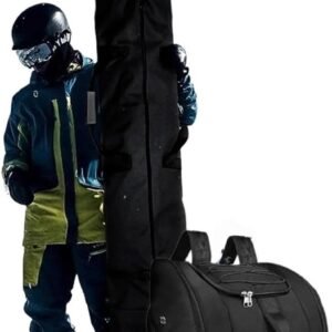 Ski en snowboard tas - Winter sport bag - Materiaal opslag - Waterdicht en stevig - Tot 200cm - Zwart