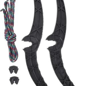 Ski remhendel - Snowboard rem Sledge rem - Ski Onderhoud - Antislip Ontwerp - 35 cm - Zwart