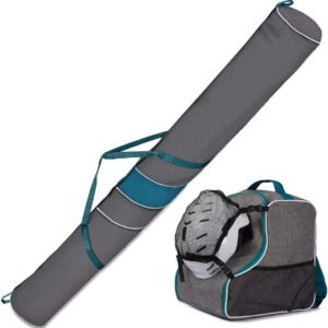 Ski tas set - Wintersport bagage - Veilig vervoer - Waterafstotend Cordura - 44 x 23 x 38 cm