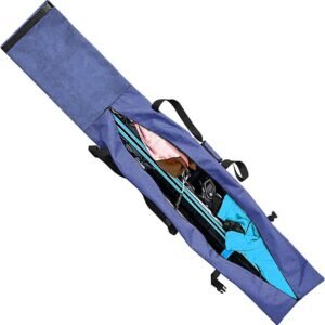 Skibag - Sneeuwsport tas - Winterse reizen - Waterafstotend polyester - Tot 200 cm - Blauw