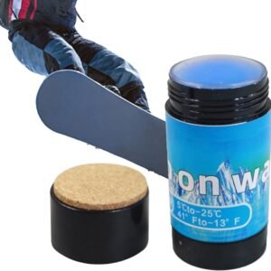 Skibalsem Stick - Sneeuwplank Coating - Winter Sport Onderhoud - Volledige Temperatuur Wax - 70g - Zwarte Shell