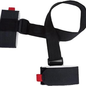 Skiband Draagband - Snowboard Riem - Sport Transport - Verstelbare Lengte - 120cm x 10cm - Blauw