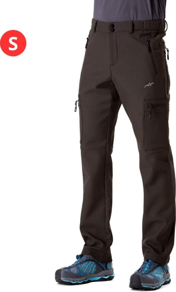 Skibroek - Skipak - Snowboard Broek - Winterbroek - Sneeuwbroek - Heren - Wintersport - Outdoor - Koffie - Maat S