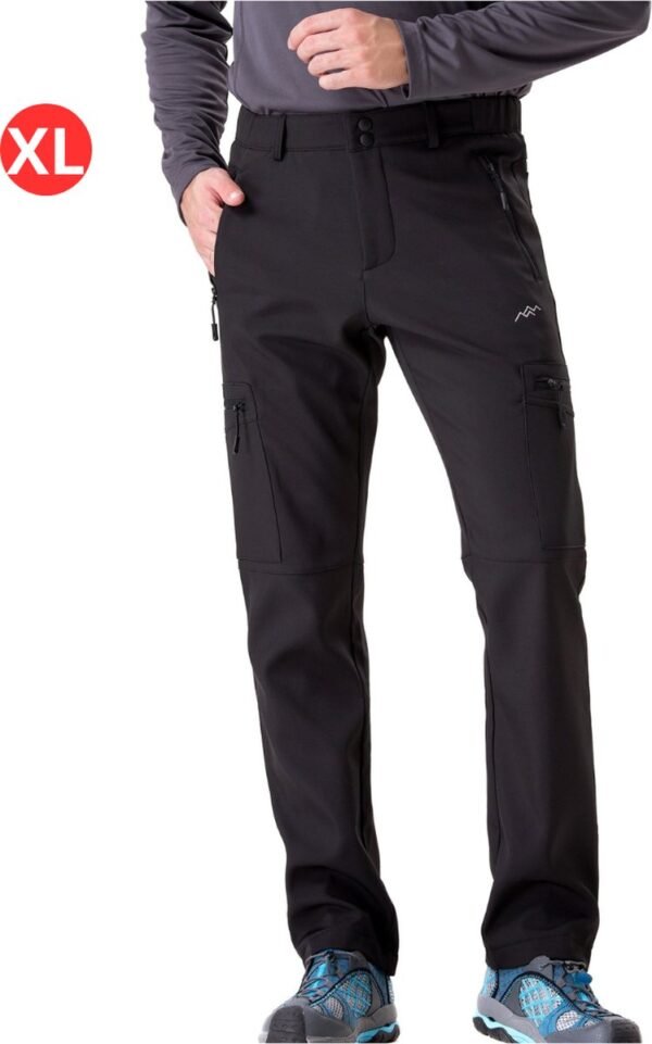 Skibroek - Skipak - Snowboard Broek - Winterbroek - Sneeuwbroek - Heren - Wintersport - Outdoor - Zwart - Maat XL