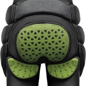 Skibroek met vulling, beschermende shorts, heupbescherming, stuitbeenbescherming met verstelbare pasvorm en impactbescherming voor skiën, snowboarden, training en outdooractiviteiten(M)