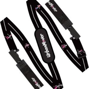 Skidrager Riem - Draagriem Ski - Wintersport Transport - Verstelbaar Gewatteerd - 66-123 cm - Schedel