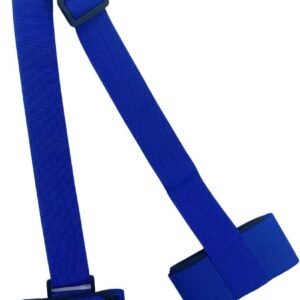 Skidrager Riem - Skihouder Schouder - Comfortabel Vervoer - Verstelbare Nylon Band - 115 cm - Blauw