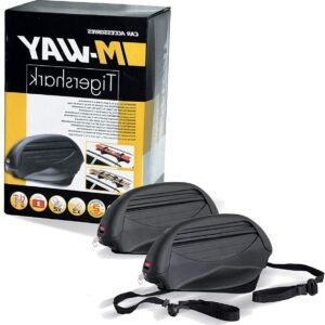 Skidrager - Snowboarddrager - Wintersport Vervoer - Magnetische Montage - 3 Ski 2 Snowboard - Zwart