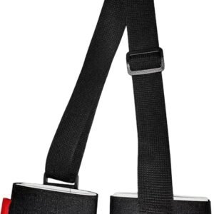 Skidragerriem - Ski draagband - Transport skiuitrusting - Hoogwaardig nylon - Verstelbaar - Zwart