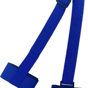 Skidragerriem - Skiband Skihouder - Wintersport Transport - Verstelbaar Nylon - 115 cm - Blauw