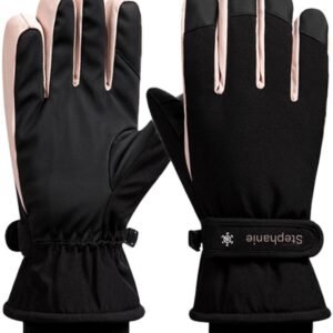 Skihandschoenen - Waterdicht - Touchscreen functie Warm - 1 paar - Voor wintersporten zwart