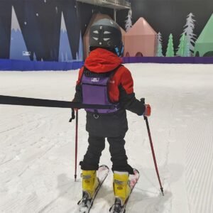 Skiharnas met Rugzak voor Kinderen 3-7 Jaar - Leeftijd Beginner Skisport en Veiligheidshulp
