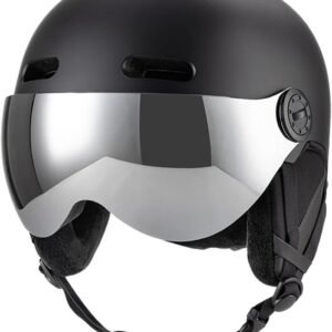 Skihelm Met Afneembare Bril Maat M 55-58 Cm Lichtgewicht Schokbestendig Winddicht 12 Ventilatiegaten Uitneembare Binnenvoering Voor Wintersport En Snowboarden