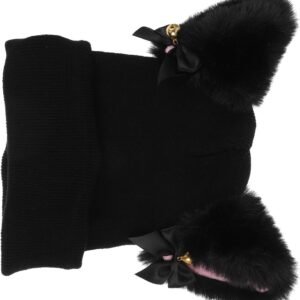 Skihelmhoes Beschermhoes - Sneeuwsport Accessoire - Outdoor Skiën - Wasbaar Herbruikbaar - 33x17CM - Zwart