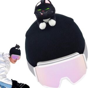 Skihelmhoes - Helm Cover - Helm Beschermen - Handgemaakt - Gemeenschappelijke Grootte - Zwart