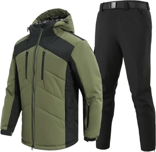 Skipak - SkiBroek - Skijas - Ski Suit - Wintersport - Heren - 2-Delig - Groen - Warm - Maat XXL