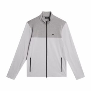 Skipully J.Lindeberg Men Banks Mid Layer Light Grey Melange-M