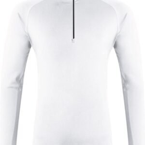 Skipully KJUS Men Feel Half Zip White Black-Maat 54
