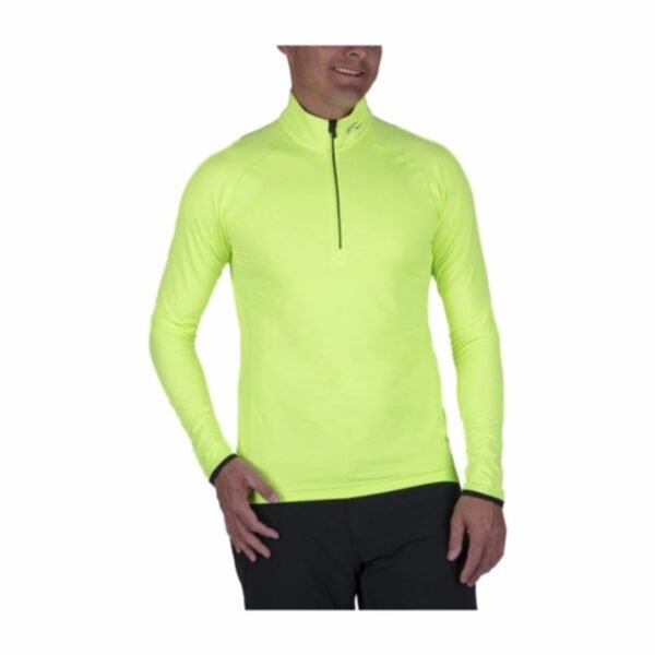 Skipully KJUS Men Feel Midlayer Half-Zip Limelight/Black-Maat 52
