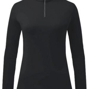 Skipully KJUS Women Feel Half Zip Black Dark Dusk-Maat 38