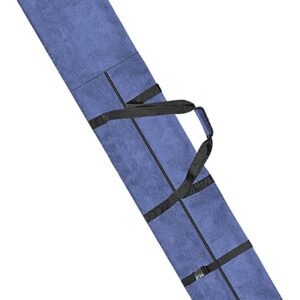 Skireistas - Wintersport tas - Reizen - Verstelbare lengte - Tot 200 cm - Blauw