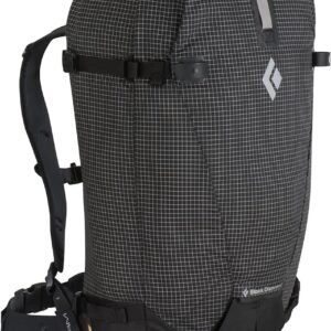 Skirugzak - Skitourrugzak - Lange Skitochten - Cinch Sluiting - 36 x 12 x 24 cm - Zwart