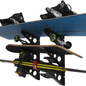 Skis en Snowboard Wandrek - Universele Opslag voor Garage en Huis