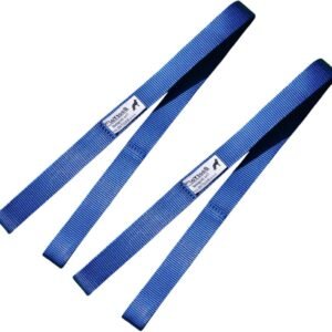 Skischoen Draagriemen - Snowboardschoen Riemen - Schoenen Dragen - Compact Opvouwbaar - 10 cm Lengte - Blauw