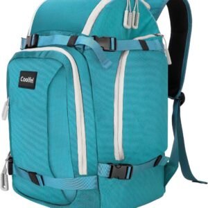 Skischoen Rugzak 50L met Helm Vak - Skitas voor Skischoenen, Snowboardlaarzen en Schaatsen