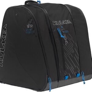 Skischoen Rugzak - Sporttas Gear - Wintersport Voorbereiding - Open Pack Design - 54 Liter - Zwart Blauw