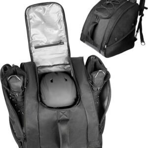 Skischoen Rugzak - Wintersport Tas - Veilig Transport - 50 Liter Inhoud - 43 x 36 x 43 cm - Zwart