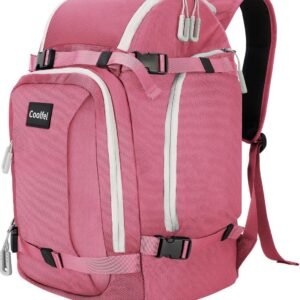 Skischoen Rugzak met Helmvak en Verstelbare Riemen, 50 Liter Capaciteit