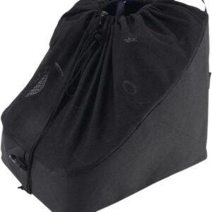 Skischoen Tas - Wintersport Bagage - Reizen en Opslag - Ademend Mesh Materiaal - 35.5cm x 27cm - Zwart