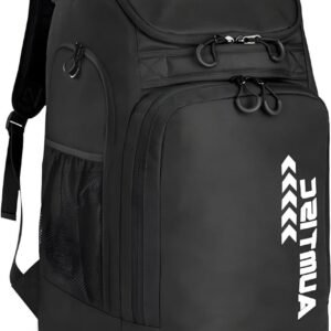 Skischoen Tas - Wintersport Rugzak - Transport van Uitrusting - Waterdicht 600D Nylon - 56 Liter Inhoud - Zwart