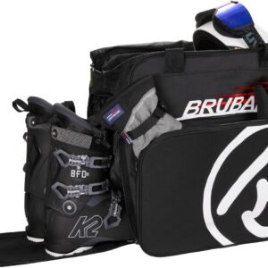 Skischoen Tas voor Ski's en Helm - Waterdichte Ski-Accessoire Rugzak met Bootvak