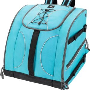 Skischoentas 55 Liter - Skischoen Rugzak - Wintersport Reizen - Met Helmvak - 37x34x7 cm - Groen