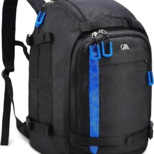 Skischoentas Rugzak - Skitas Skiuitrusting - Wintersport Reizen - Grote Capaciteit 50L - 50 Liter - Blauw