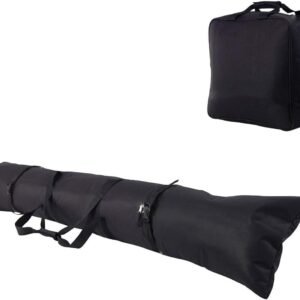 Skischoentas Rugzak - Snowboard Tas - Reizen Wintersport - Professionele Kwaliteit - 200x35cm - Zwart