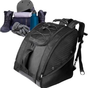 Skischoentas - Snowboard tas - Reizen - Versterkte antislip bodem - 50 liter inhoud - Zwart
