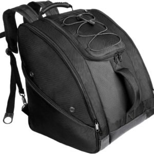 Skischoentas - Snowboardtas Rugzak - Wintersport Transport - Waterdicht Slijtvast Materiaal - 50 Liter Capaciteit - Zwart