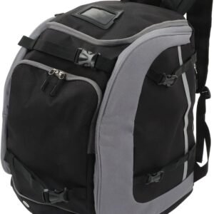 Skischoentas - Wintersport Rugzak - Reizen en Opslag - Waterdichte Oxford Stof - 65L Capaciteit - Zwart
