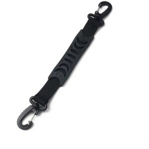 Skischoenveters - ski accesoires - Skischoen draagband - Draagriemen voor snowboardschoenen - Draagriemen voor schoenen - Zwart - Nylon