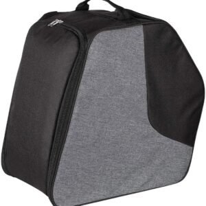 Skitas - Skischoentas - Skischoentas met helmvak - Outdoor skischoen- en helmtas - Waterdichte skischoenrugzak - Unisex - Voor het opbergen van uitrusting, grijs - 36x23x38 cm