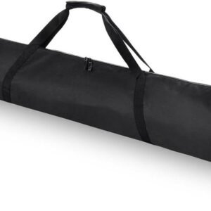 Skitassen Rugzak - Skibag Skiuitrusting - Wintersport Transport - Robuust PVC-coating - 190 cm - Zwart