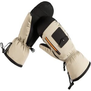 Snow Gloves - Gore-tex - Waterdicht Warm Handschoenen voor Langdurig Dragen - 1 Paar - Voor Vrouwen in Kaki